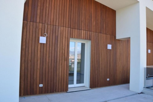 Facciate in Iroko